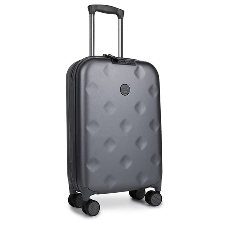 20 inch Foldable Portable Universal Wheel Trolley Luggage Suitcase, with TSA Combination Lock(Grey)