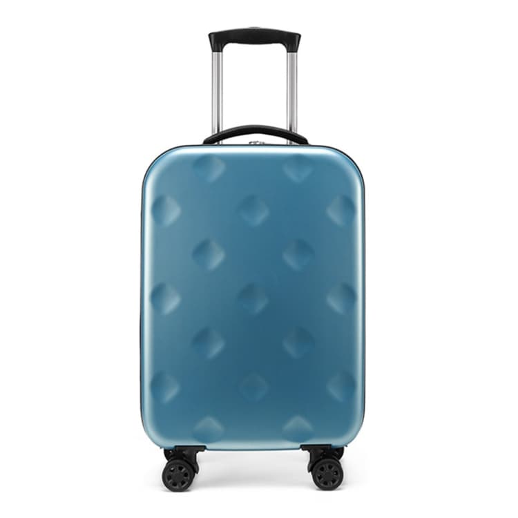28 inch Foldable Portable Universal Wheel Trolley Luggage Suitcase, with Combination Lock(Blue)