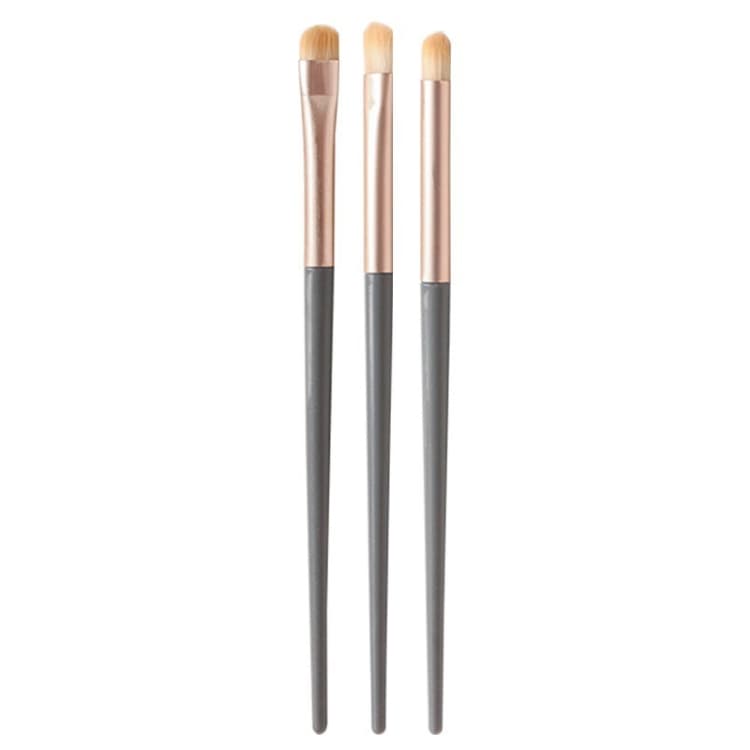 3 set 3 in 1 Pennello per Ombretti Universale Portatile Strumenti per Trucco Occhi Pennelli Cosmetici (Blue Bridge)