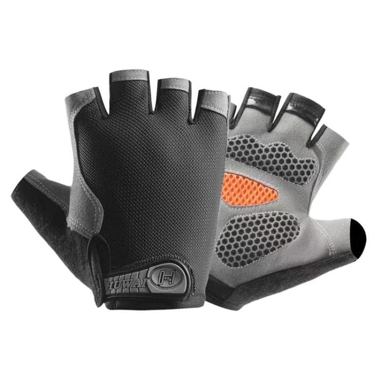 Guanti traspiranti a mezza dita per fitness e sport all'aperto, antiscivolo e resistenti all'usura, guanti senza dita per alpinismo