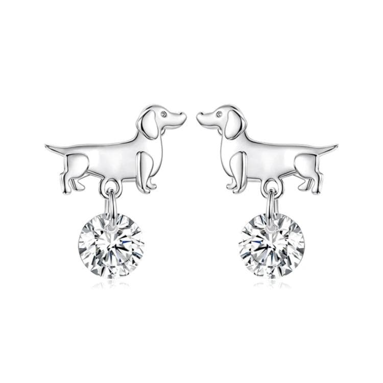 Orecchini a forma di bassotto carini, accessori versatili per animali domestici (YIE337)