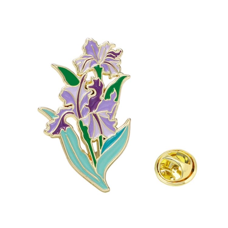 CZ0976-4 Spilla a forma di fiore di cartone animato in lega smaltata, stile giardino, girasole, per abbigliamento e borse, accessorio decorativo