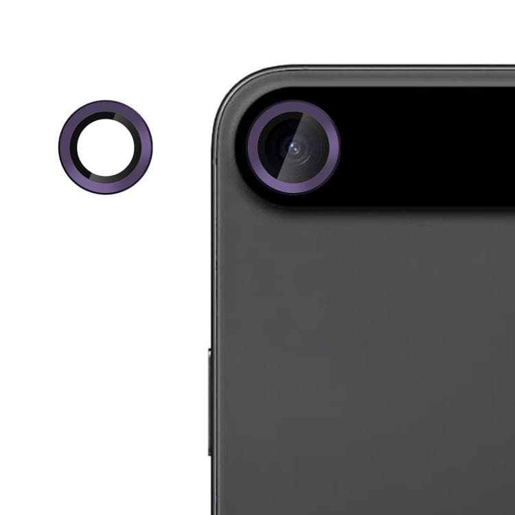 For iPhone Air Kalebol No Flicker Ultra-Thin Individual Camera Lens Tempered Glass Film(Dark Purple)
