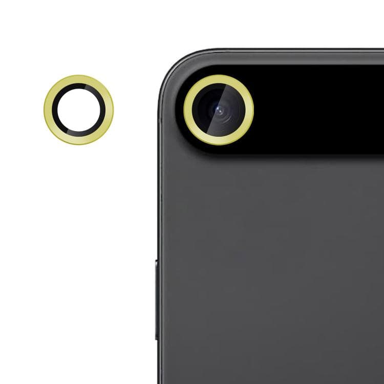 For iPhone Air Kalebol No Flicker Ultra-Thin Individual Camera Lens Tempered Glass Film(Gold)