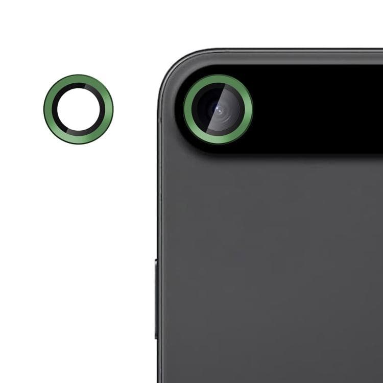 For iPhone Air Kalebol No Flicker Ultra-Thin Individual Camera Lens Tempered Glass Film(Green)
