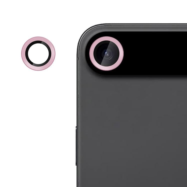 For iPhone Air Kalebol No Flicker Ultra-Thin Individual Camera Lens Tempered Glass Film(Pink)