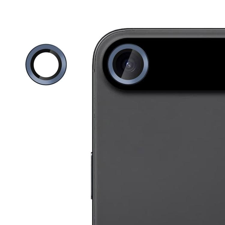 For iPhone Air Kalebol No Flicker Ultra-Thin Individual Camera Lens Tempered Glass Film(Titanium Blue)