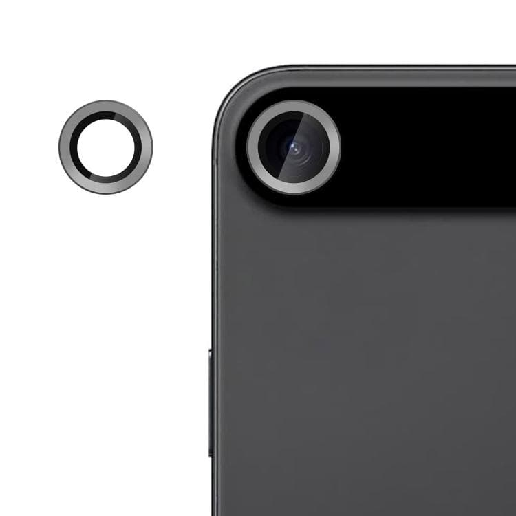 For iPhone Air Kalebol No Flicker Ultra-Thin Individual Camera Lens Tempered Glass Film(Titanium Grey)