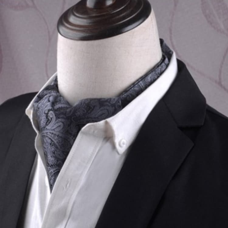 Gentleman's Style Polyester Jacquard Men's Trendy Scarf Fashion Dress Suit Shirt British Style Scarf(L233)