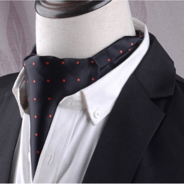 Gentleman's Style Polyester Jacquard Men's Trendy Scarf Fashion Dress Suit Shirt British Style Scarf(L246)