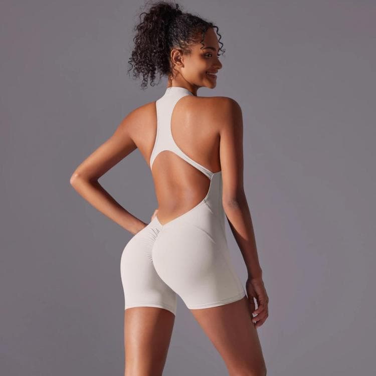 Body aderente ad alta intensità senza schiena/Abbigliamento yoga