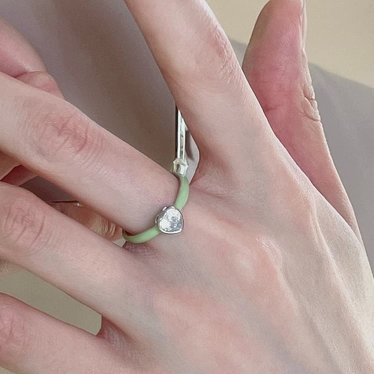 Ladies Light Luxury Pearl Butterfly Opening Adjustable Combination Ring, Specification:J3293