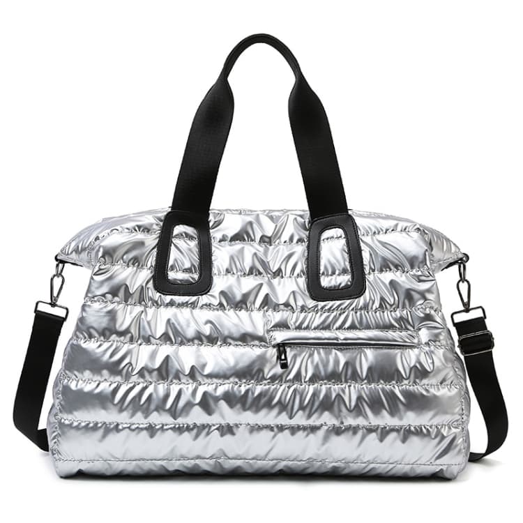 Large Capacity Short-distance Travel Bag Swimming Training Sports Fitness Handbag(Silver Gray)