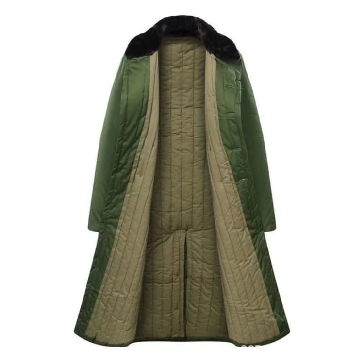 Cappotto lungo in cotone per soccorso civile in caso di calamità, antivento, allungato, antipioggia, pile termico, cotone rinforzato, colore: scheda 80/20 poliestere