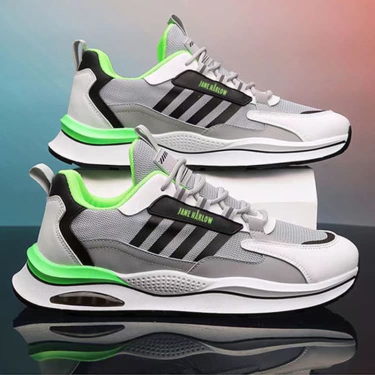 Scarpe da ginnastica casual da uomo leggere traspiranti in mesh Fly-Weave