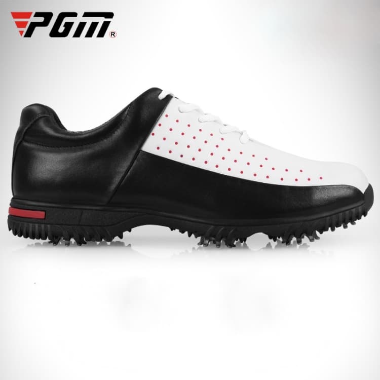 Scarpe da ginnastica PGM Golf traspiranti, antiscivolo, impermeabili, in pelle microfibra per uomo