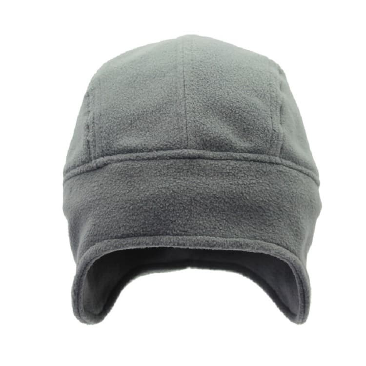 Unisex Autumn and Winter Outdoor Solid Color Fleece Warm Bomber Hats