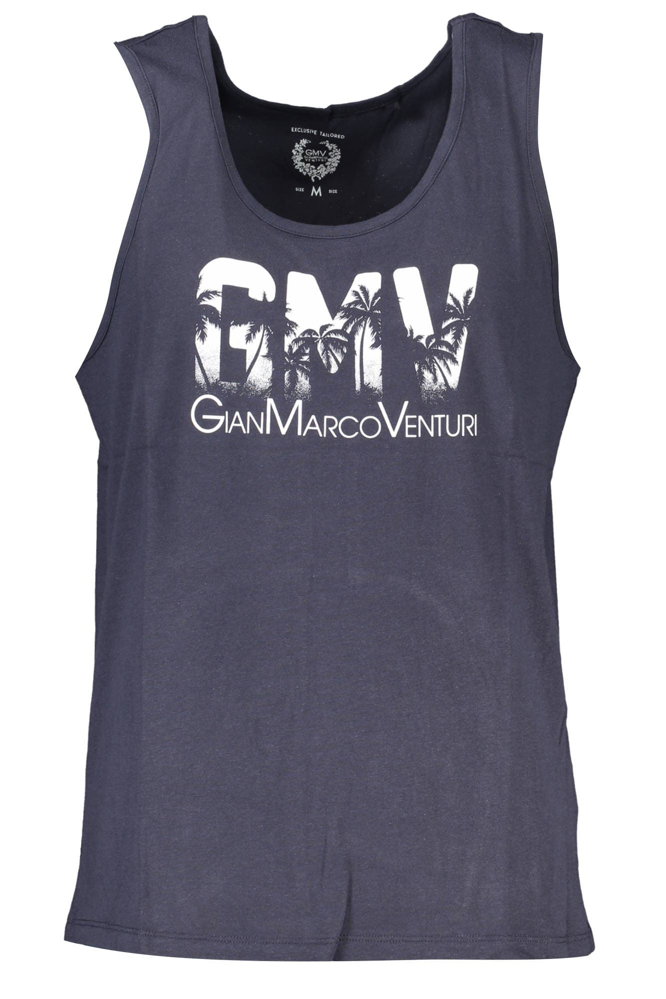 GIAN MARCO VENTURI CANOTTA UOMO BLU