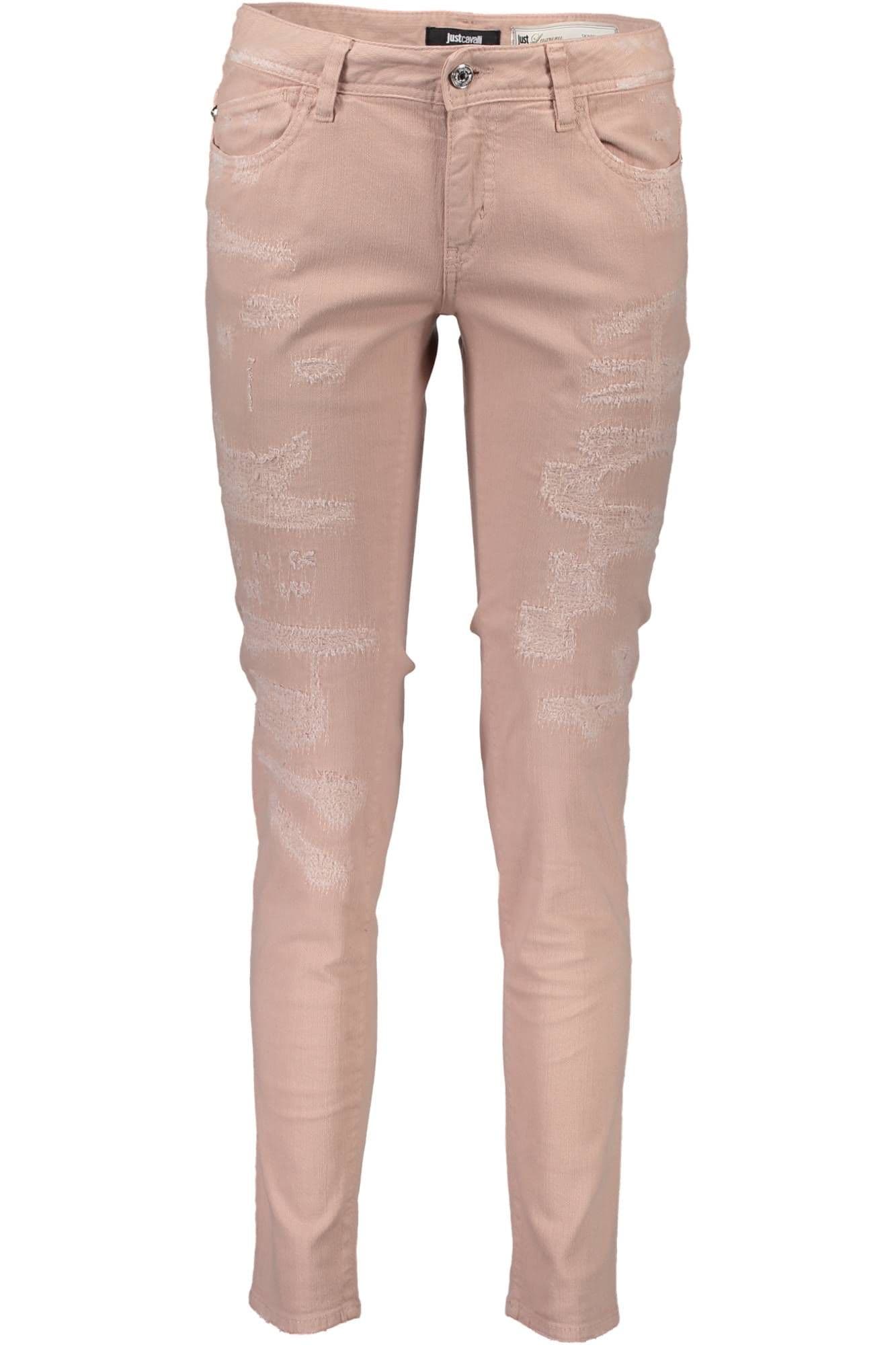 JUST CAVALLI PANTALONE DONNA ROSA