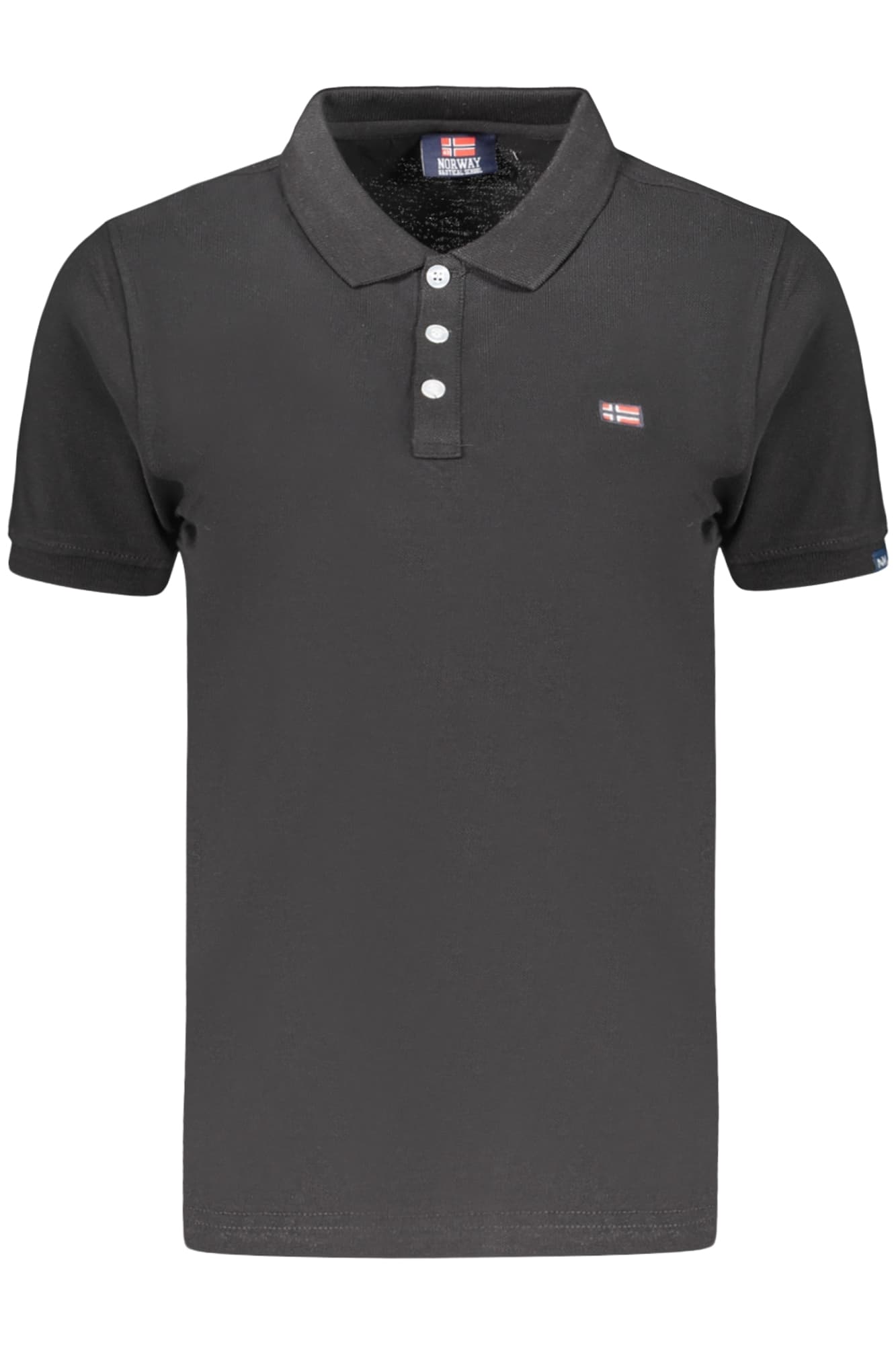 NORWAY 1963 POLO MANICHE CORTE DONNA NERO