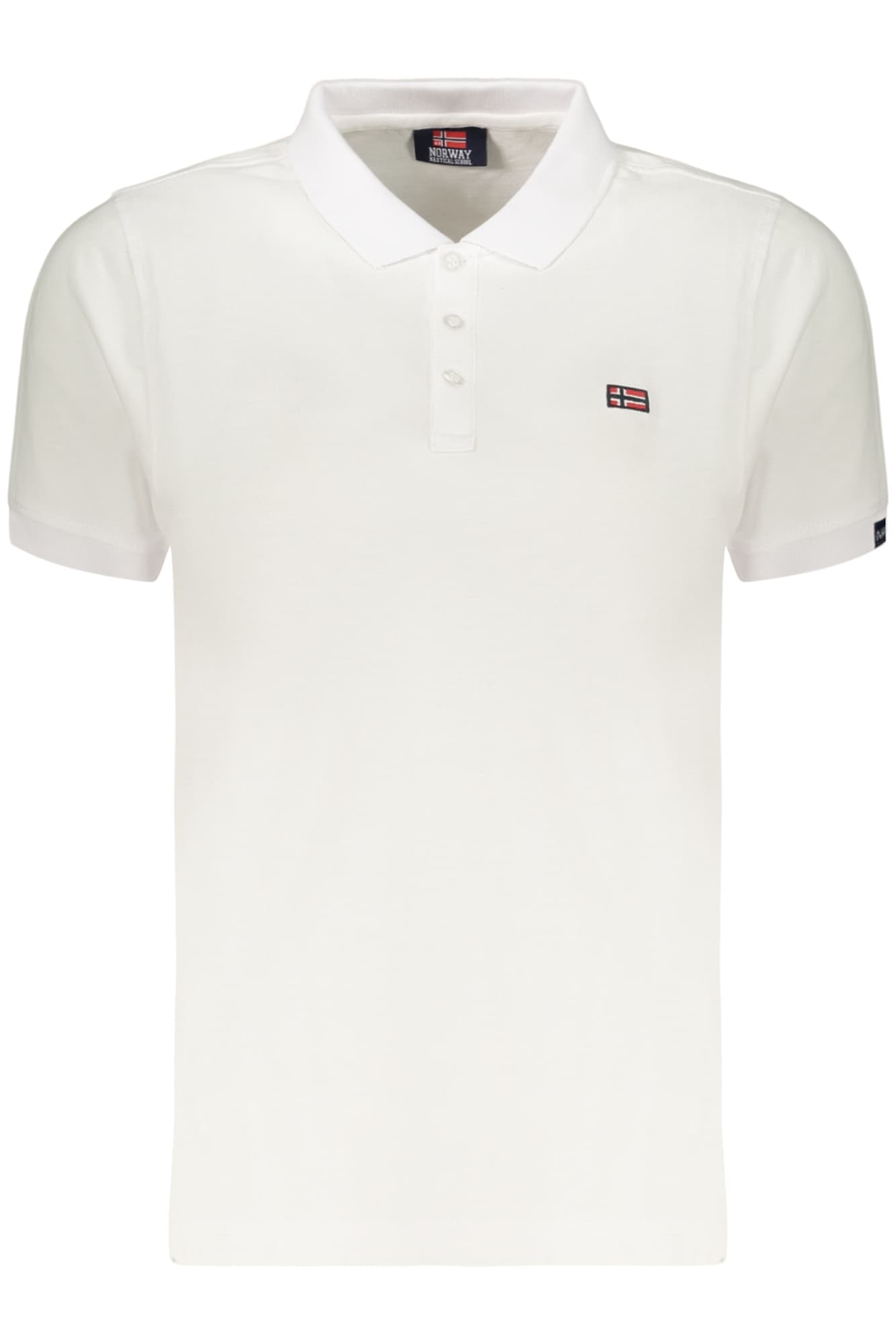 NORWAY 1963 POLO MANICHE CORTE DONNA BIANCO