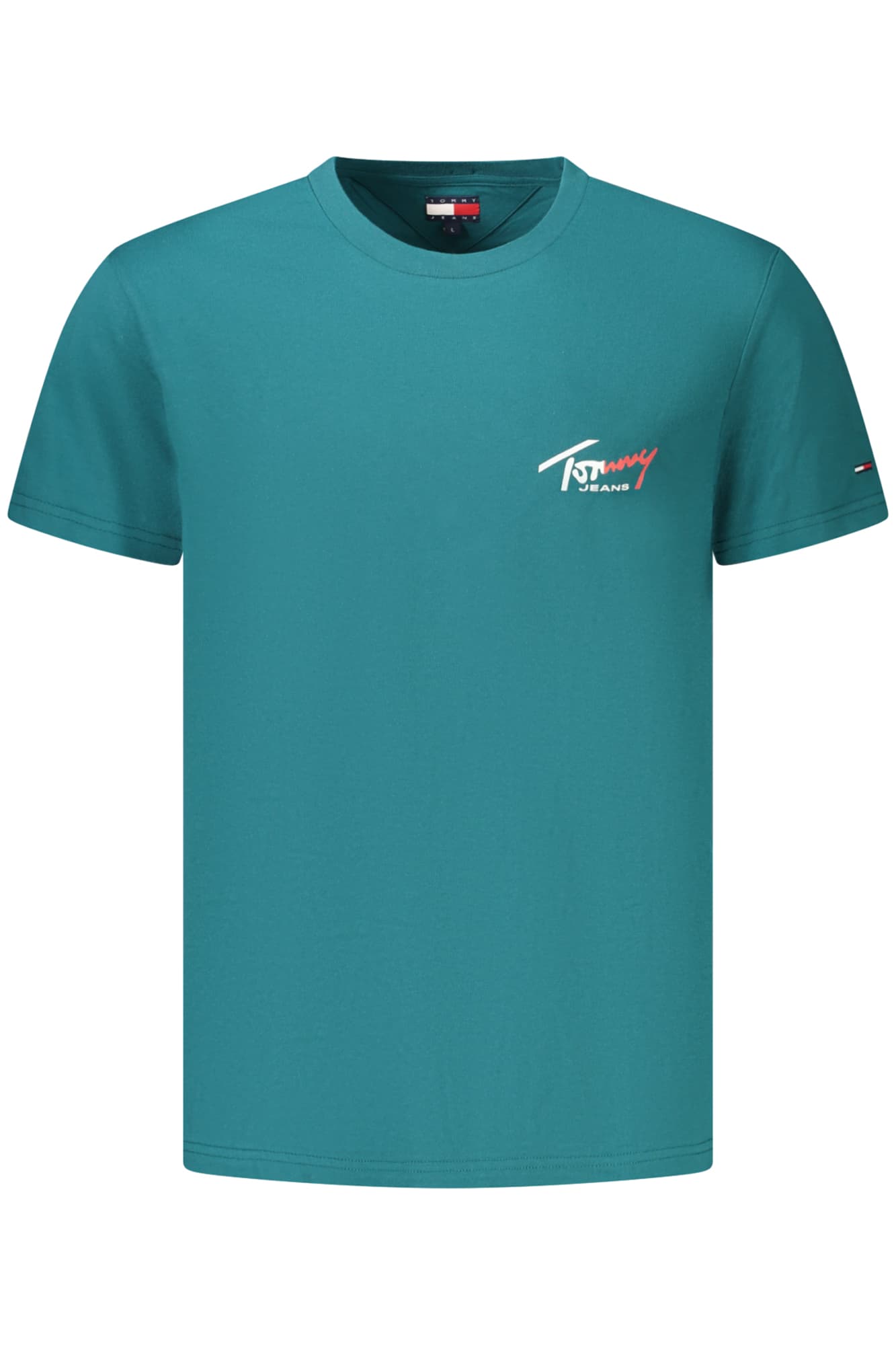 TOMMY HILFIGER T-SHIRT MANICHE CORTE UOMO VERDE