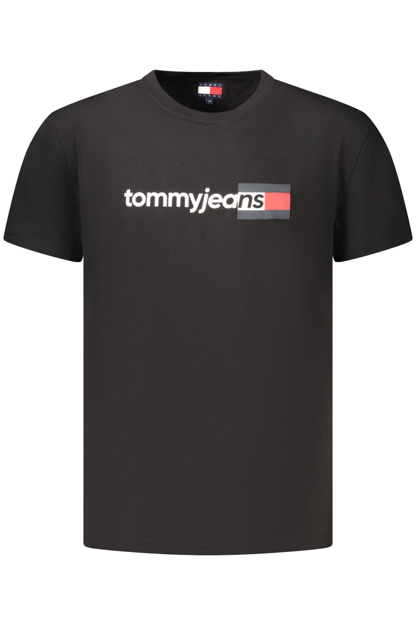 TOMMY HILFIGER T-SHIRT MANICHE CORTE UOMO NERO