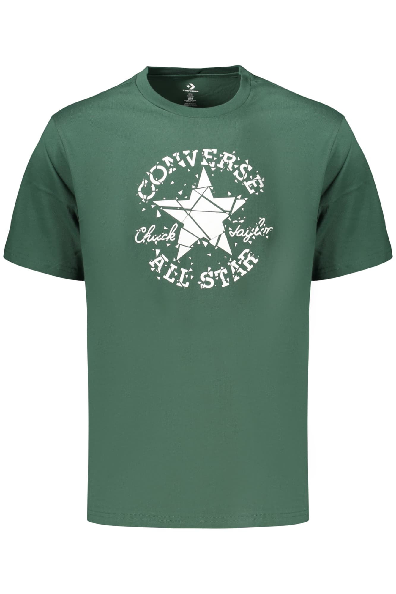 CONVERSE T-SHIRT MANICHE CORTE UOMO VERDE