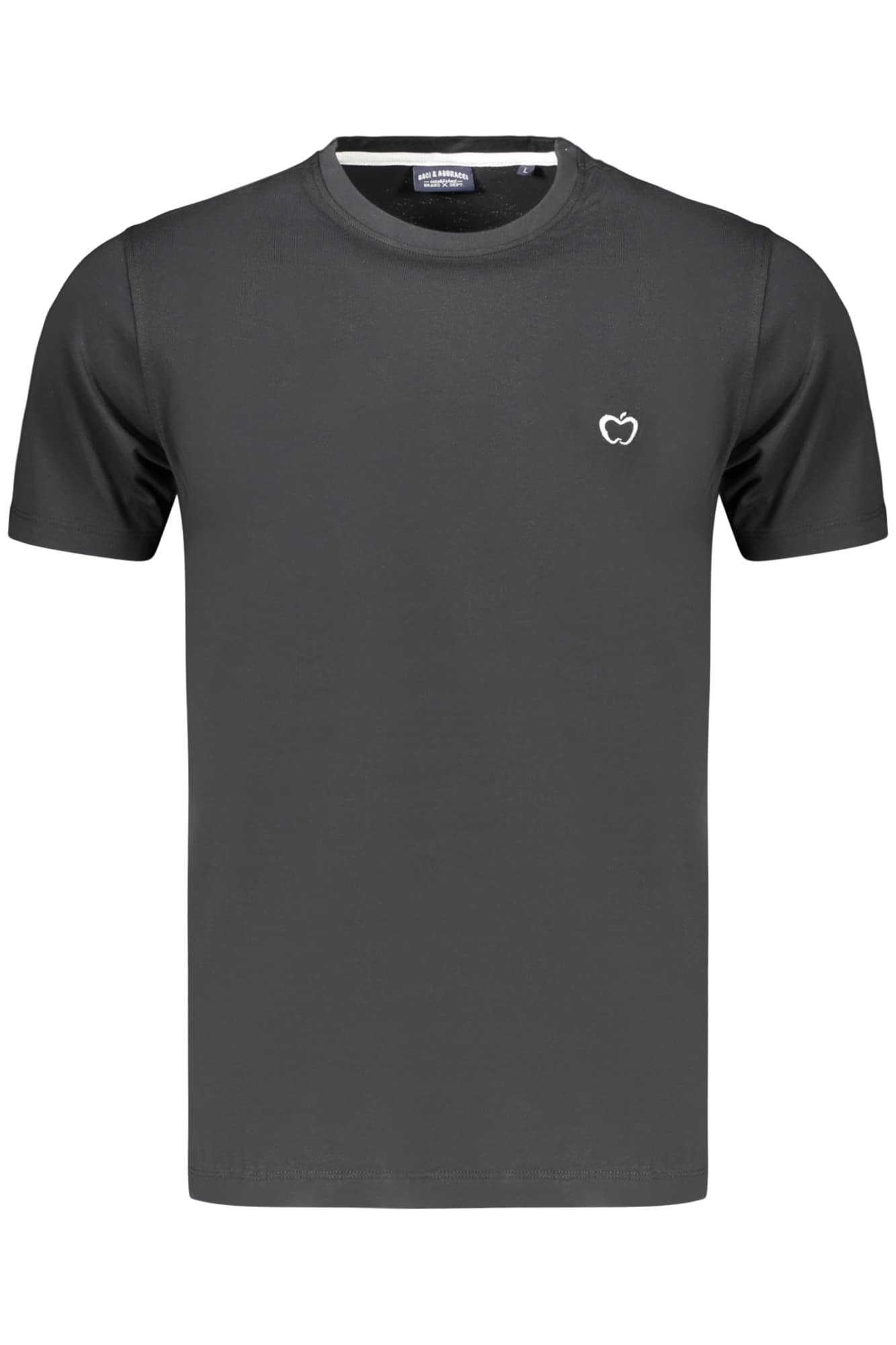 BACI&ABBRACCI T-SHIRT MANICHE CORTE UOMO NERO