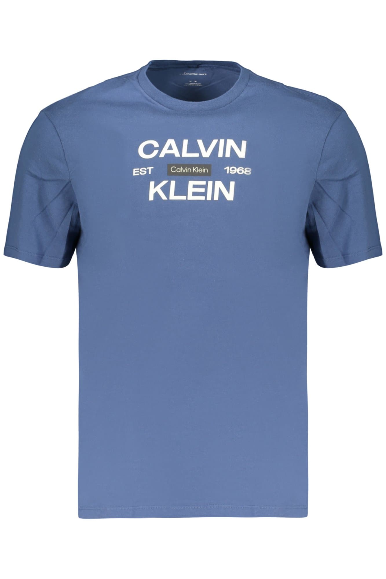 CALVIN KLEIN T-SHIRT MANICHE CORTE UOMO BLU