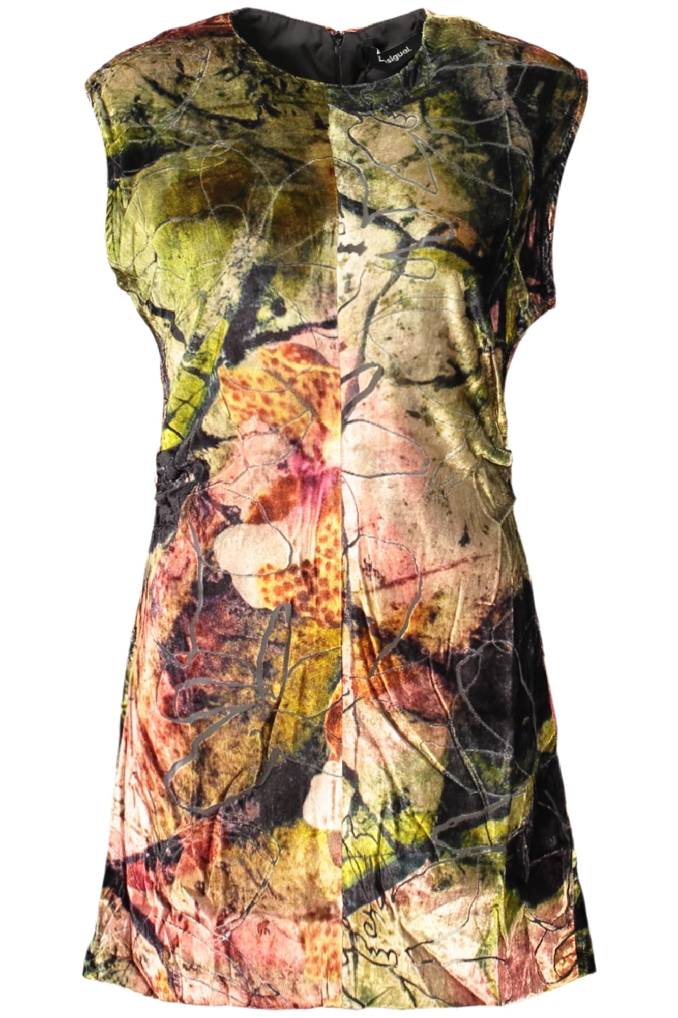 DESIGUAL ABITO CORTO DONNA VERDE