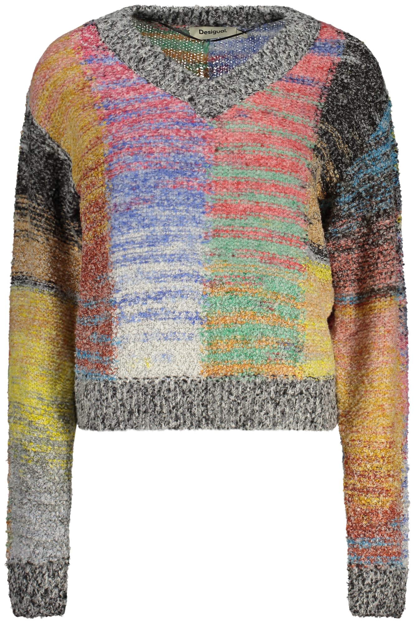 DESIGUAL MAGLIA DONNA GIALLO