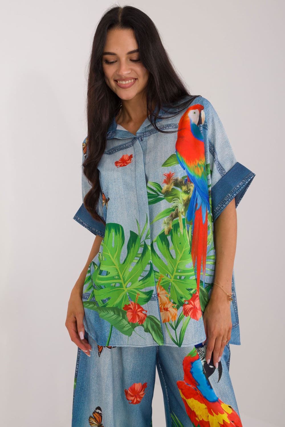 Camicia a manica corta model 198371 Italy Moda