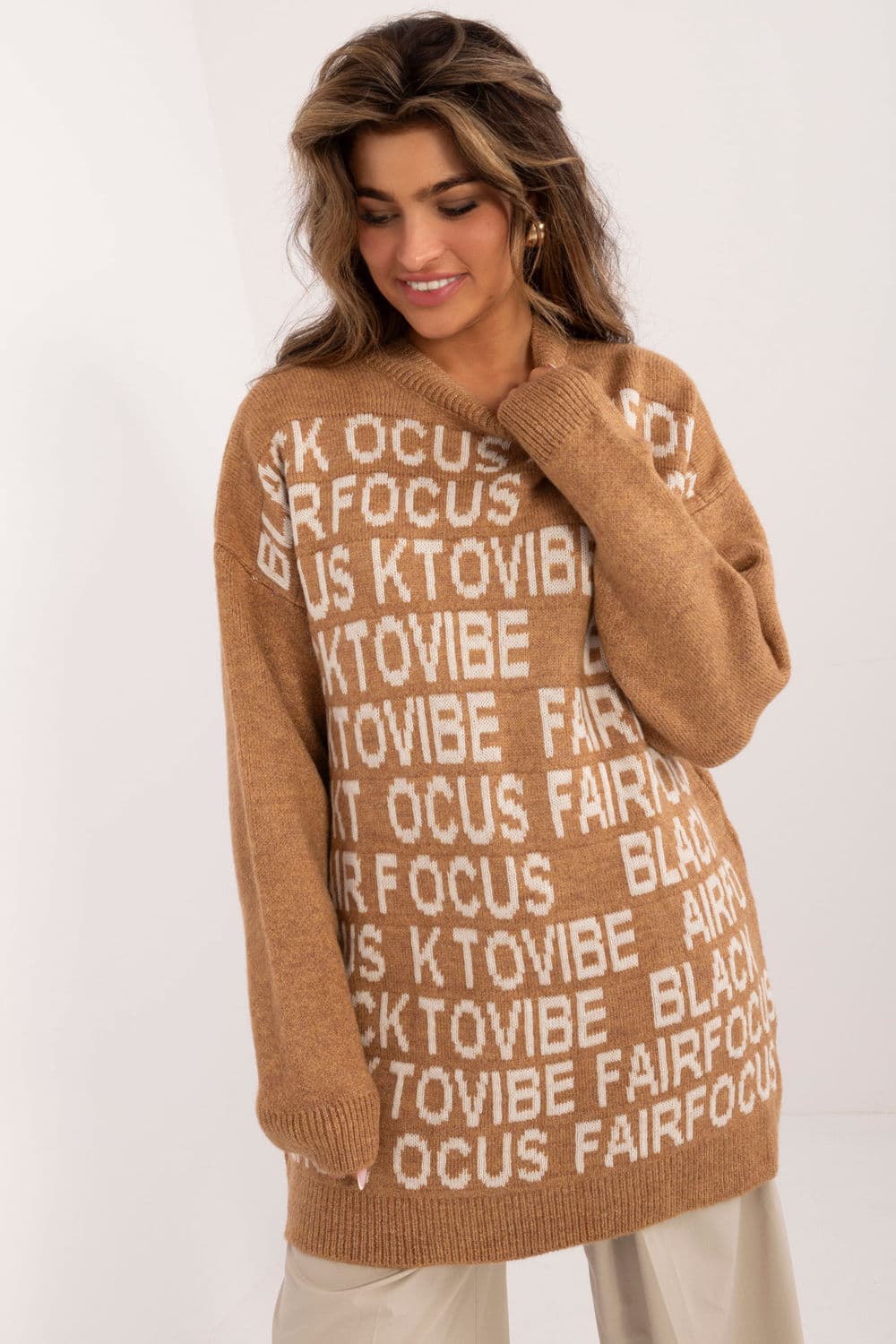 Maglione lungo model 199615 Badu