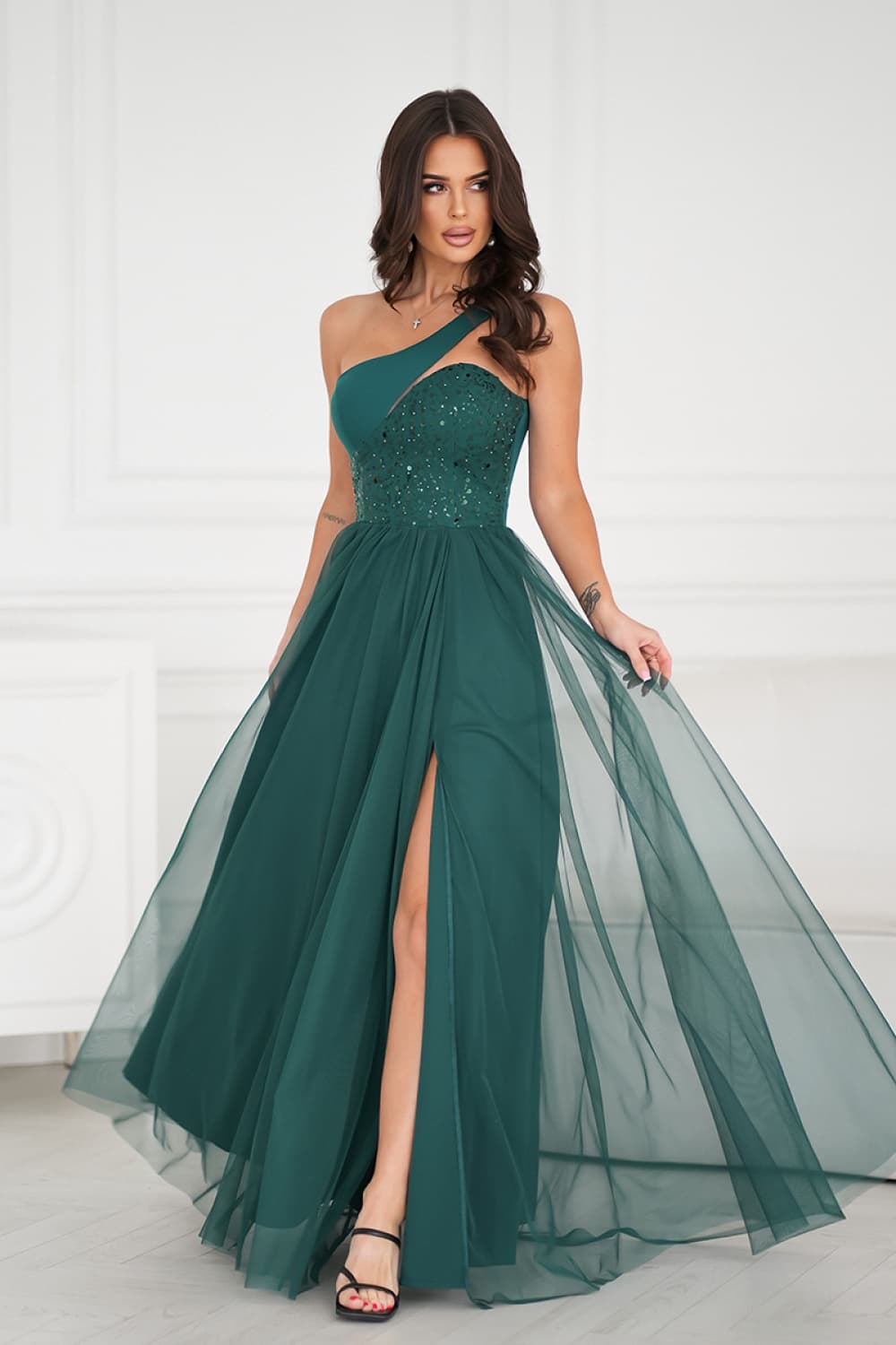 Vestito lungo model 208533 Bicotone