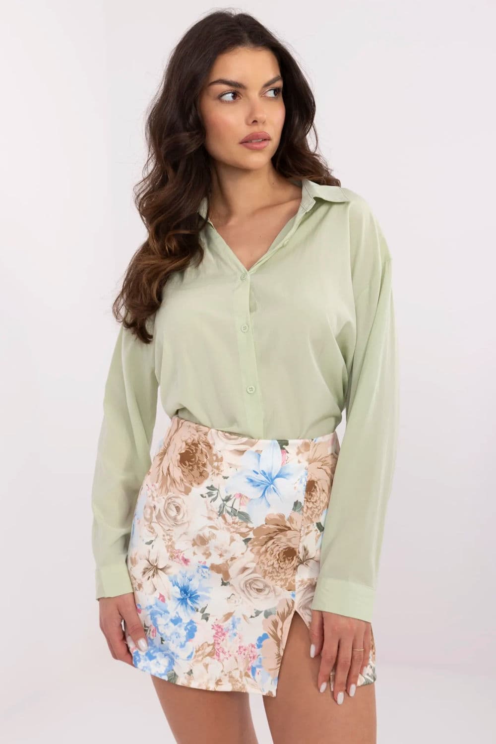 Camicia a manica lunga model 210851 NM