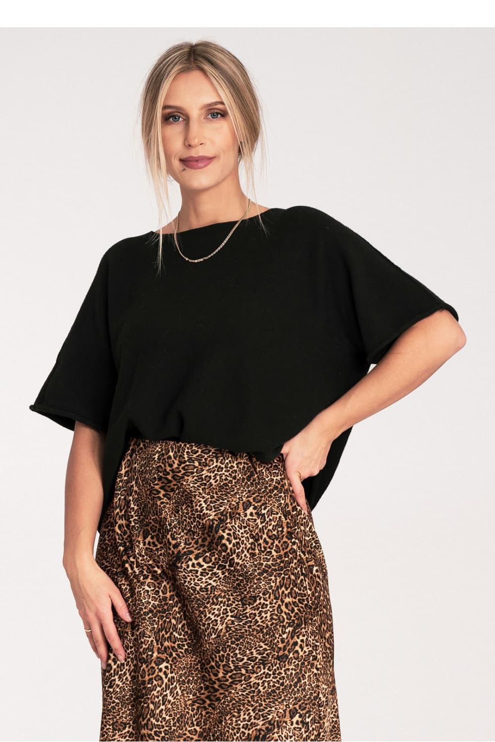 Maglione maniche pipistrello model 217074 Figl