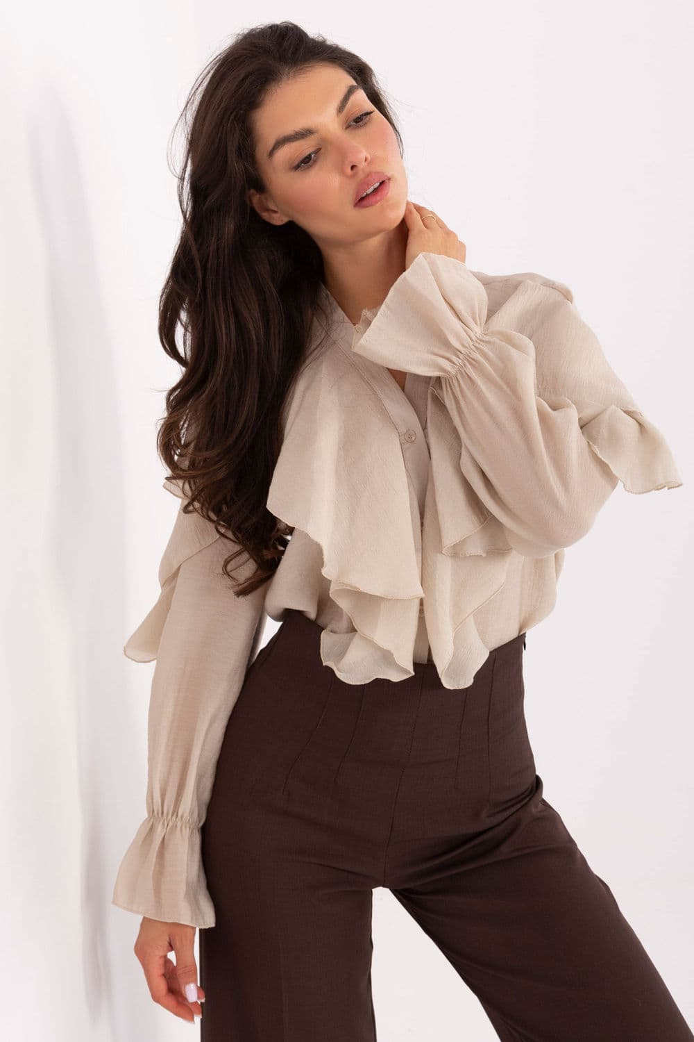 Camicia a manica lunga model 218413 Rue Paris