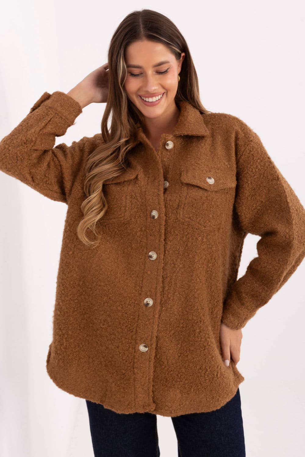 Camicia a manica lunga model 219097 Factory Price
