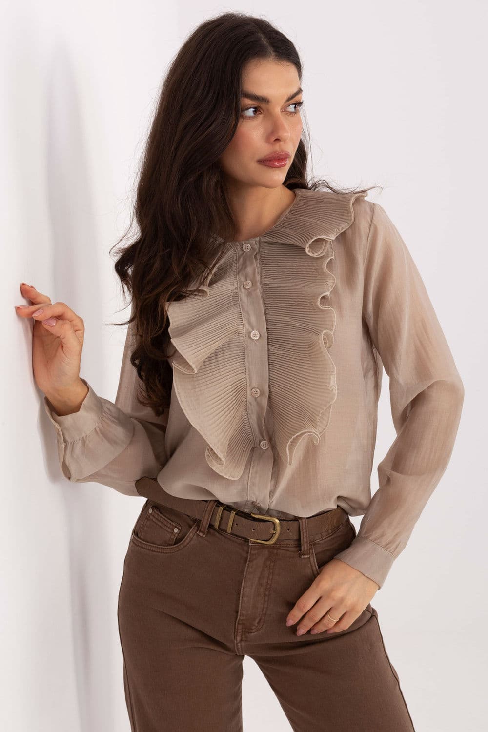Camicia a manica lunga model 221873 Factory Price