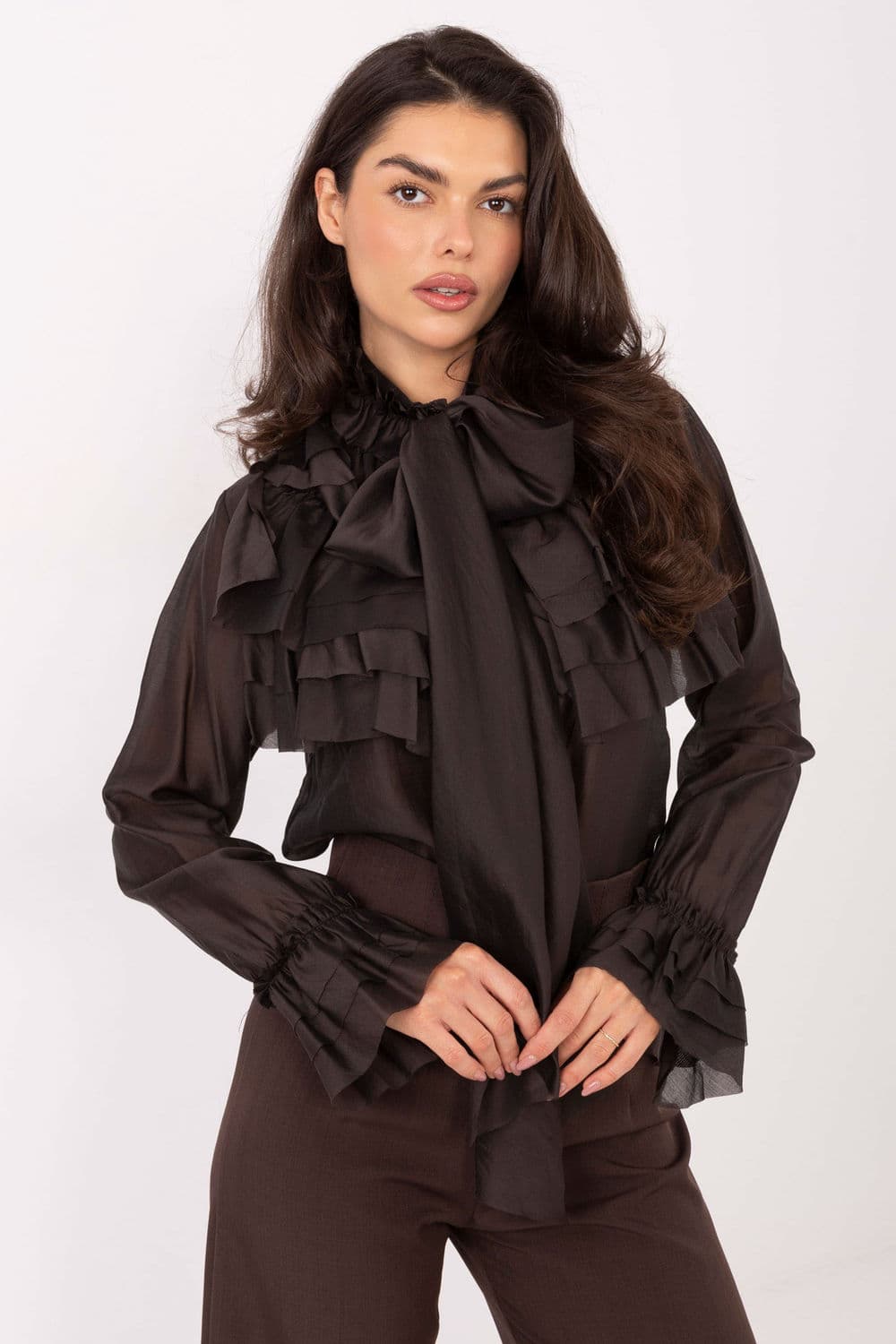 Camicia a manica lunga model 222082 Factory Price
