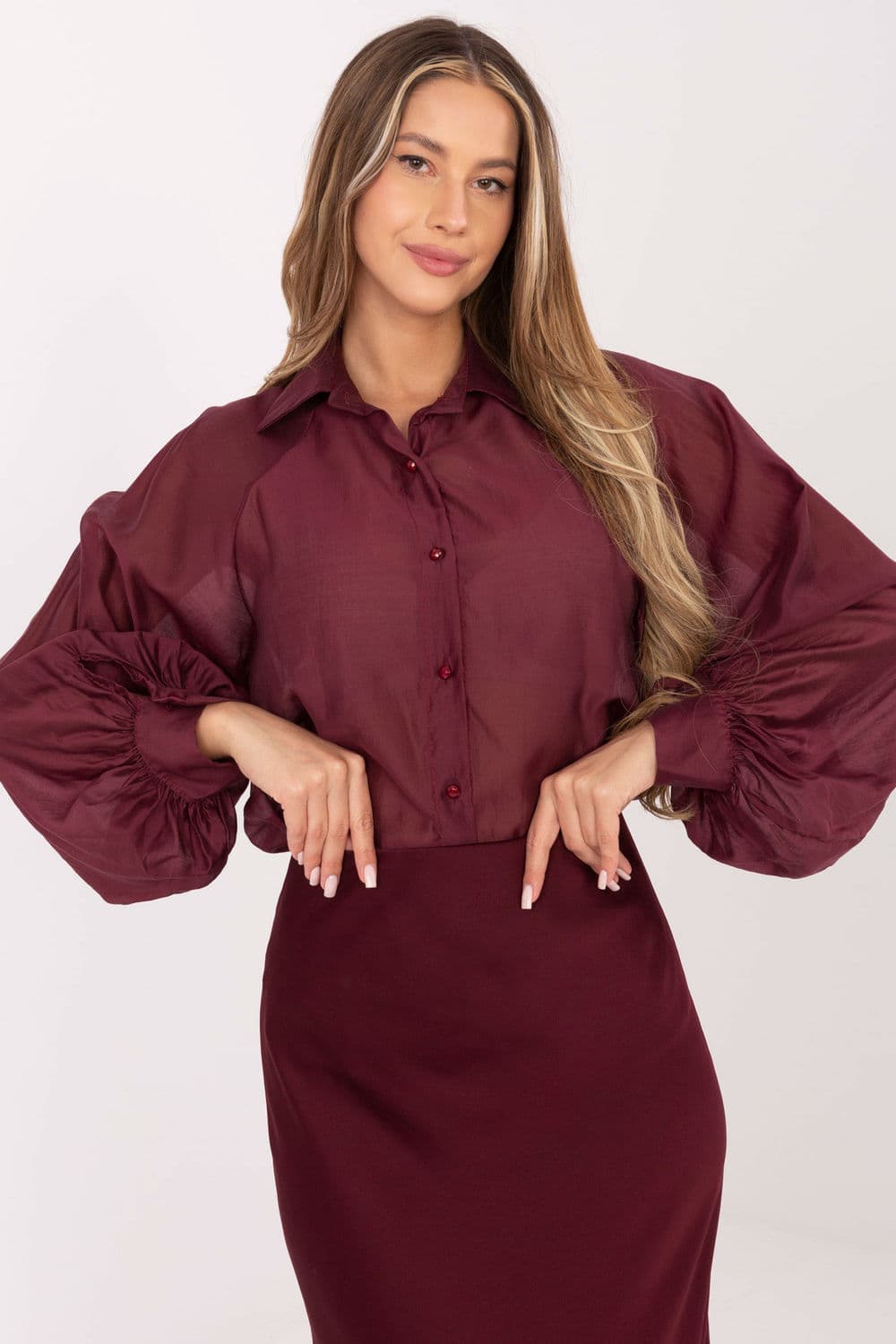 Camicia a manica lunga model 222087 Factory Price