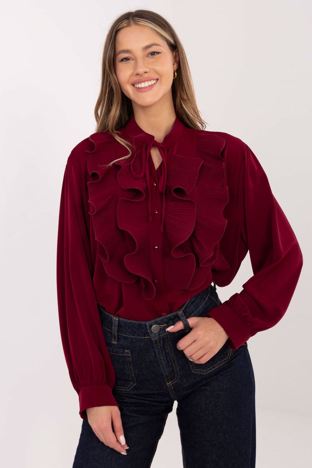 Camicia a manica lunga model 222124 Factory Price