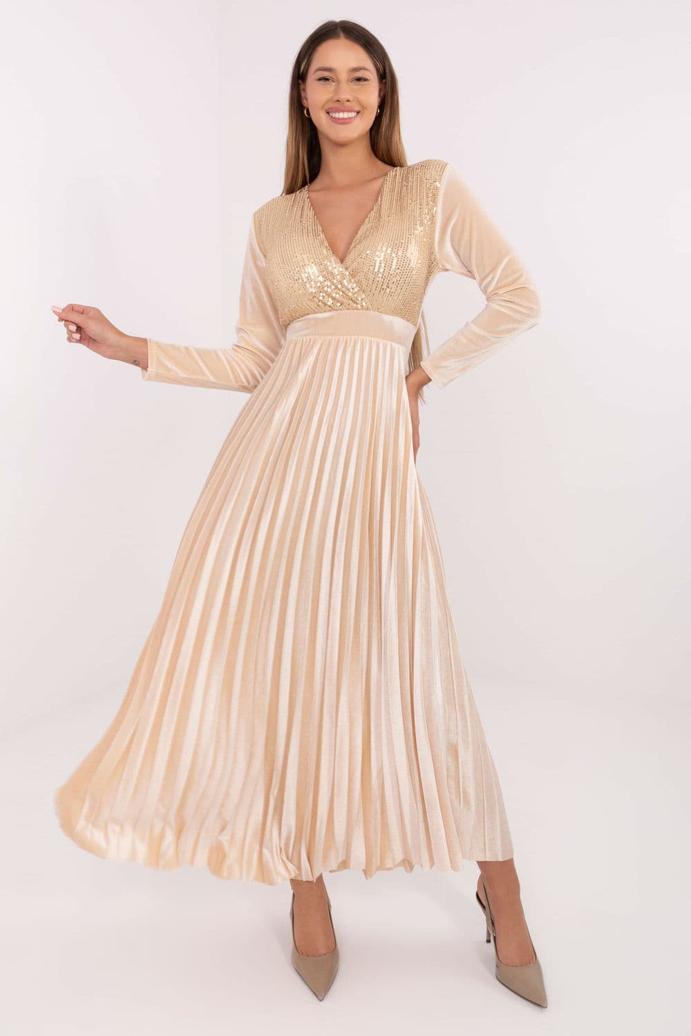 Vestito lungo model 222165 Italy Moda