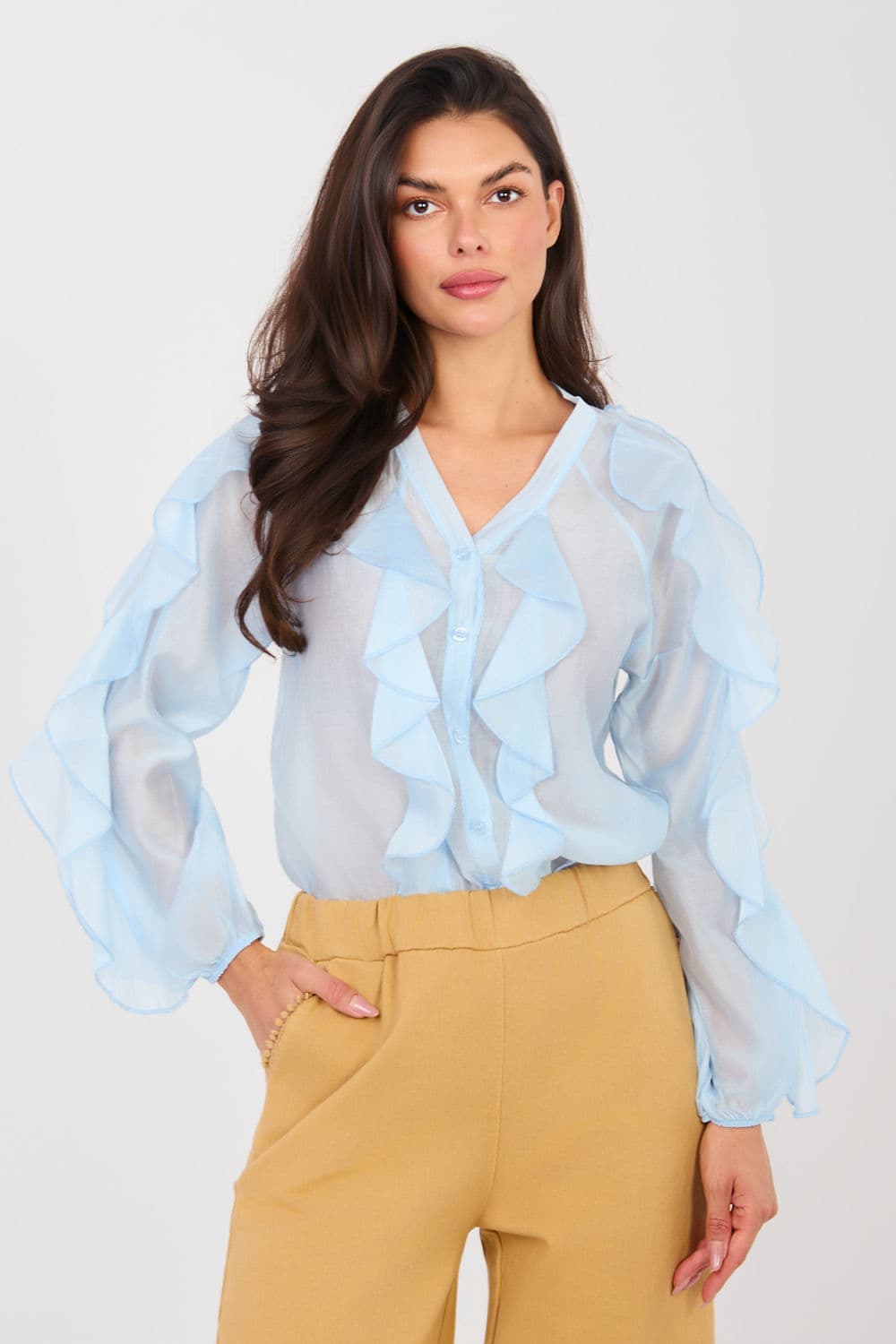 Camicia a manica lunga model 224142 Factory Price