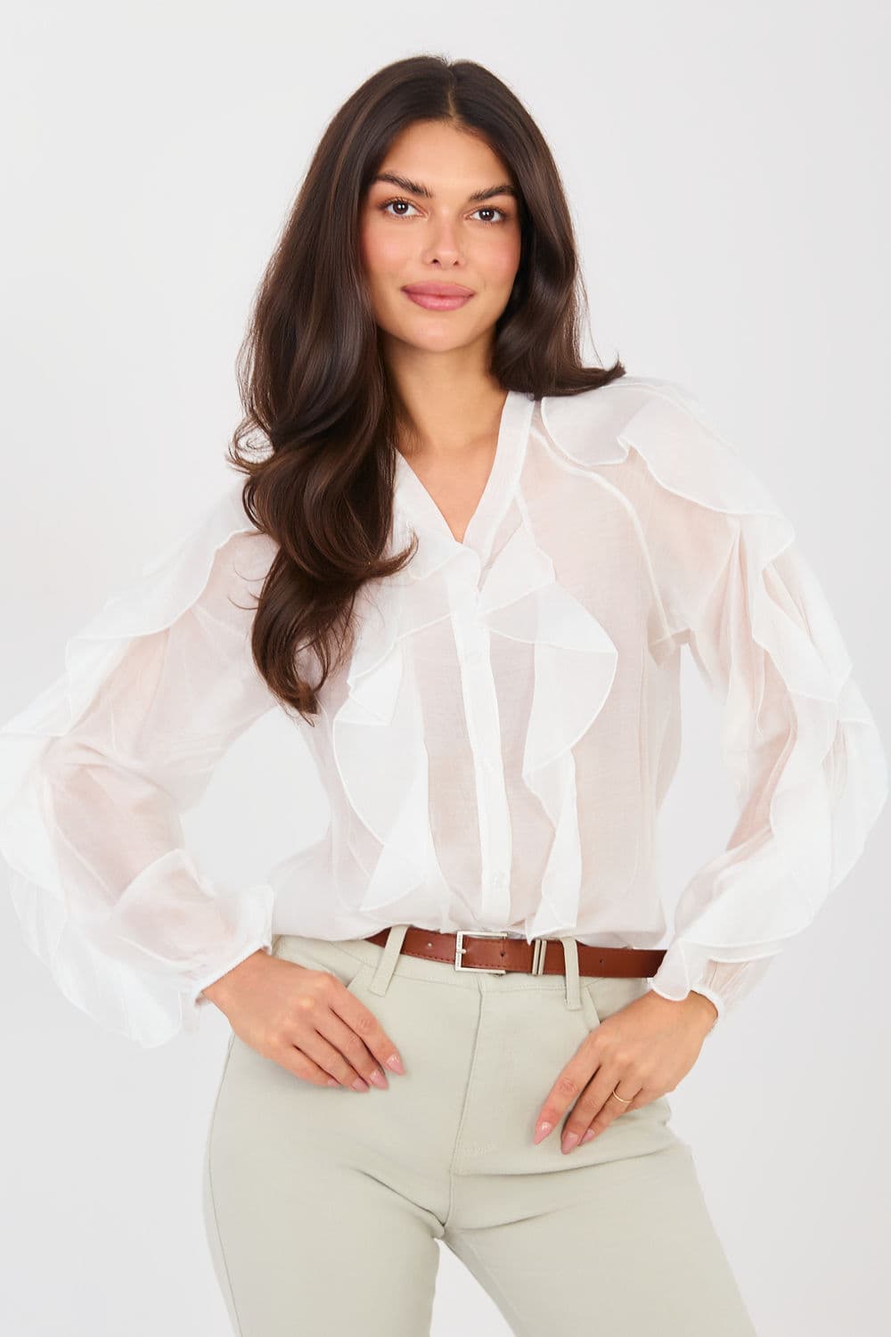 Camicia a manica lunga model 224144 Factory Price