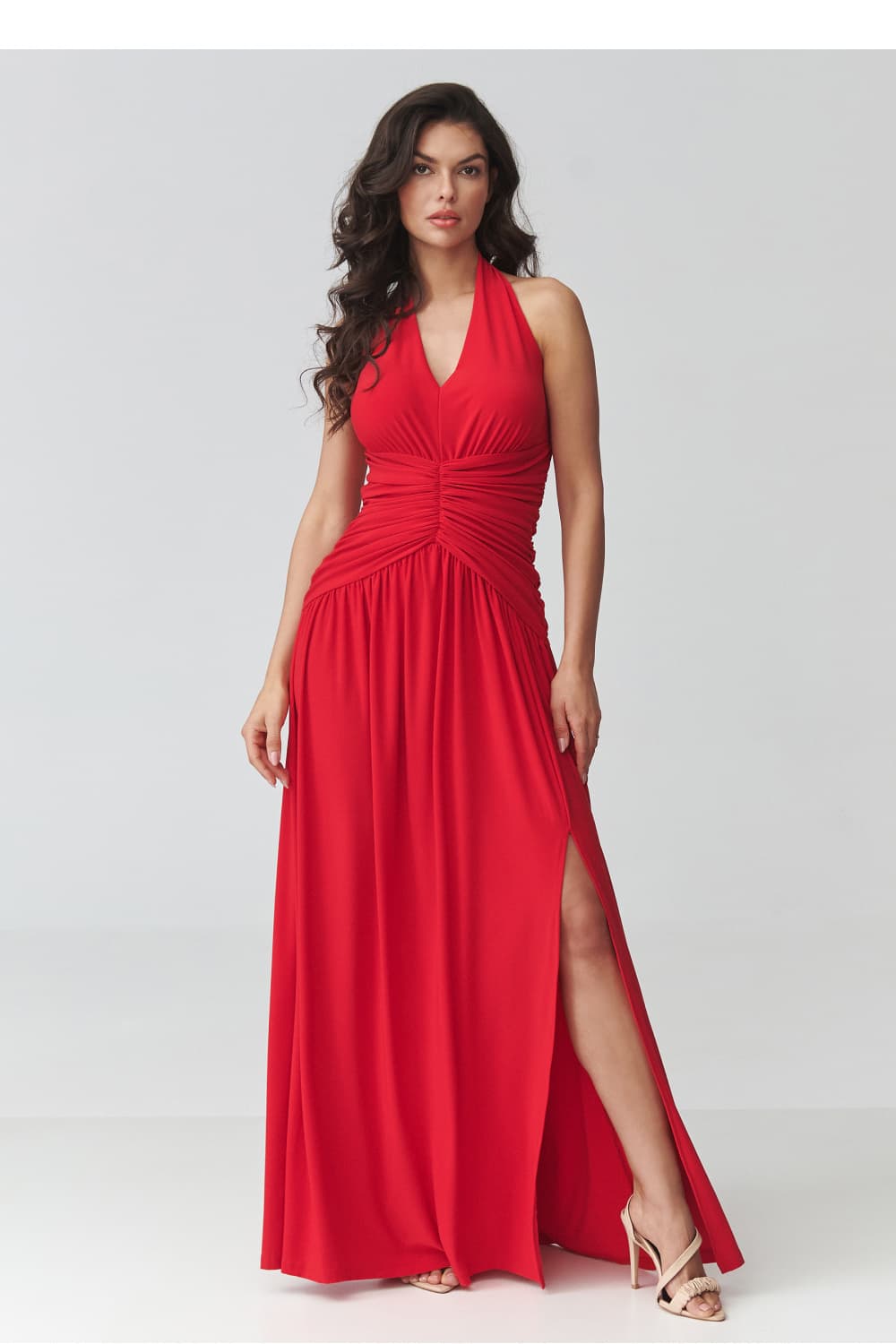 Vestito lungo model 228321 Makadamia