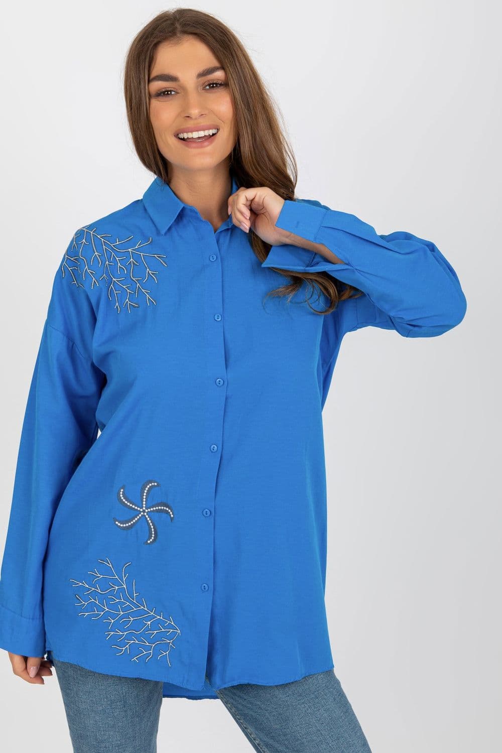 Camicia a manica lunga model 181625 Factory Price