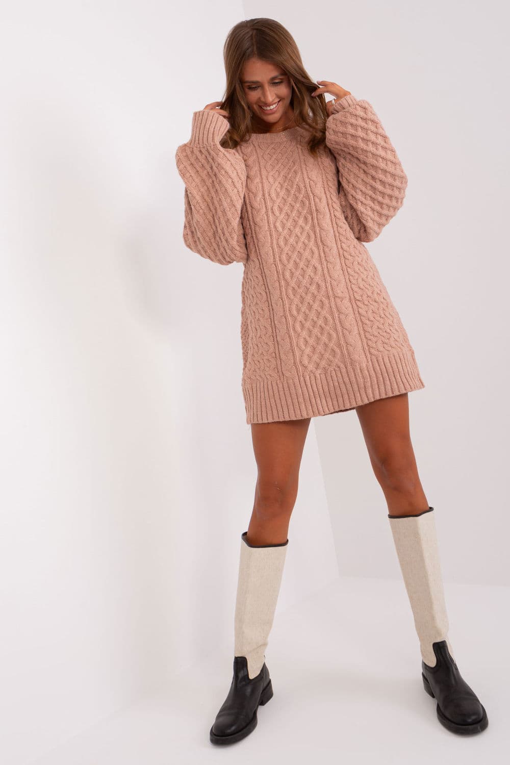 Maglione lungo model 185736 AT