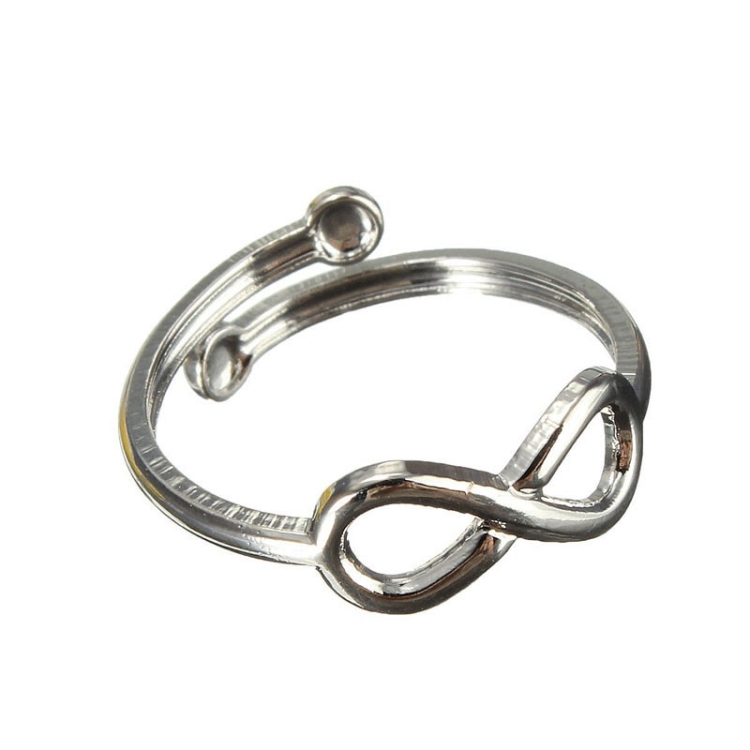 10 PCS Eight Design Simple Lucky Metal Toe Ring Beach Jewelry For Women(Silver)